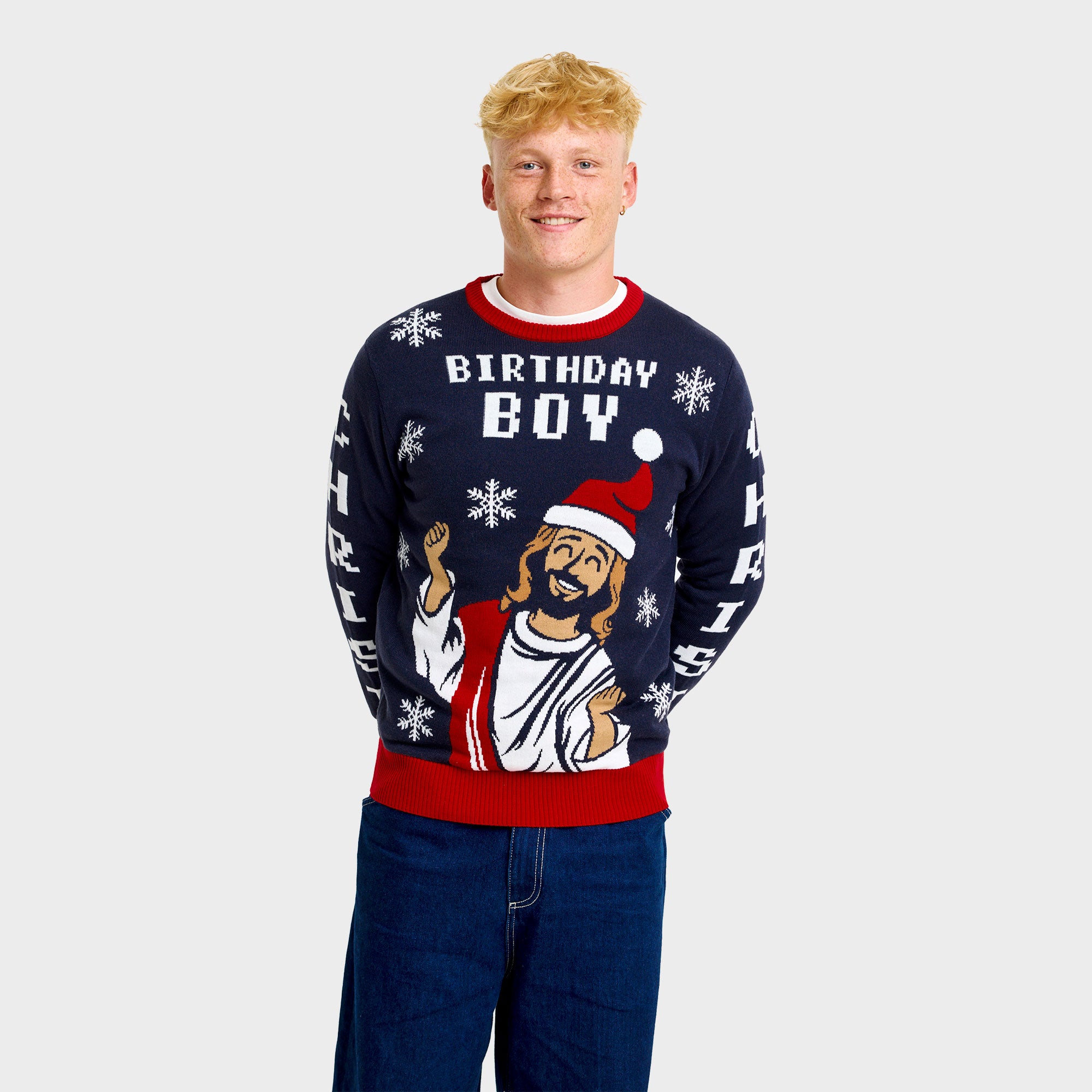 The birthday boy julesweater - Herre